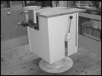 A barber chair workbench