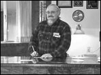 The front desk at the Curly Redwood Lodge in Crescent City, California