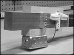 Front view of one of the purpose-built test instrument built by R.M. Mottola