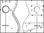 Top plate of the guitar from Wettengel's book.