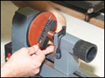 Small wood lathe converted to a pickup coil winder