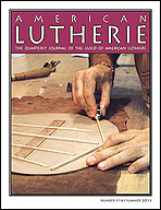 American Lutherie #114 Cover