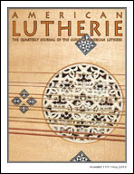 American Lutherie #115 Cover