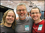 Three European guitar builders in Berlin. Juha Ruokangas, Michael Spalt and Mikael Springer