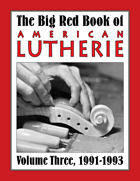 Big Red Book of American Lutherie Volume Three cover