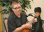 Bruce Harvie playing a John Sullivan electric mandolin