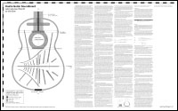 GAL Instrument Plan #5 Kasha Guitar Soundboard