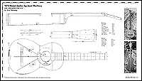 GAL Instrument Plan #36 1816 Martinez Salon Guitar