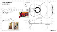 GAL Instrument Plan #48 Russian 7-String Guitar Plan