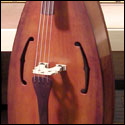 Finished Savart-style upright bass by R.M. Mottola