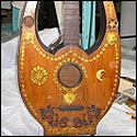 Front view of Fabricatore guitar