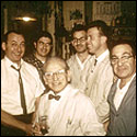 Left to right: John Roskosky, Francisco Torres, S.F. Sacconi, Luiz Bellini, Hans Nebel, Vahakn Nigogosian and a salesman courtesy of Luiz Bellini