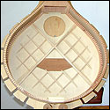 Bouzouki soundboard glued to the ribs