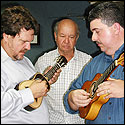 Paulo De Souza and Richard Roberge playing Brazilian Cavaquinhos