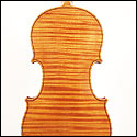 Outline of a French violin