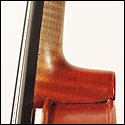 Violin neck heel based on straight lines and a circle