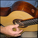 Kenny Hill playing a 2006 Signature Model with elevated fingerboard, soundports, and double top