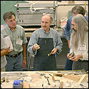 Ken Altman shows how to make a brass plane at the 2004 GAL Convention