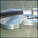 Aluminum violin body