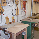 Another view of the room showing the eight inch jointer