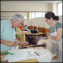 More photos from the guitar making classes.