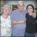 From left: Marian Harris Winspear, Jose L. Romanillos, Monica Esparza.