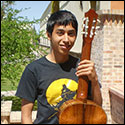 Gerry Reyes receiving his “Angel” guitar, Brownsville Texas, 2009.