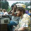 Stan Werbin at a music festival in Ann Arbor, back in the day.