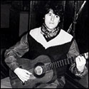 Playing a Torres guitar in Paris, 1982.