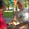 Don Bradley at the 2006 GAL Convention. Jeff Weber at right.