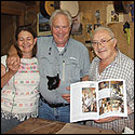 Left to right: Carmen Gonzalez Zapata, Federico Sheppard and Don Antonio