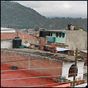 Various views of Paracho from the shop windows