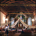 Inside view of 16th-century Church of Santiago