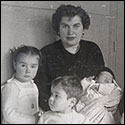 Josep Melo with his parents and siblings