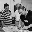 Josep Melo attends Dan Hoffman's workshop at the 1995 GAL Convention