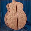 Back view of a Josep Melo guitar