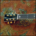 Front view of a Franklin jumbo guitar