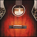 Front view of a Franklin guitar