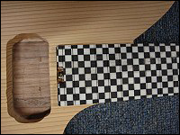 Picture 2 of checkered fingerboard by John Calkin