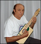 Bill Garofalo playing the Bamboo mandolin